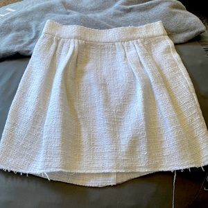 Dolce Gabbana white mini skirt, size:Small , Italian size 42